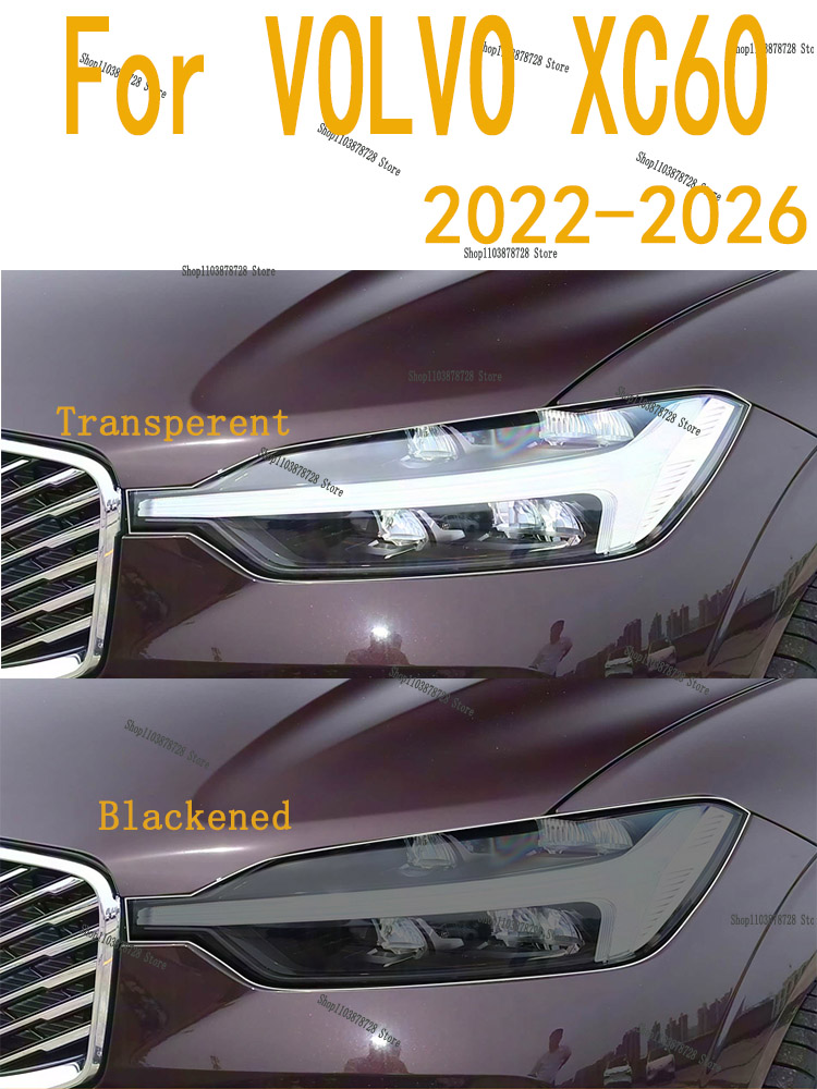 Volvo Car Accessories Xc60 - ボルボ XC60 (2022-2024) TPU 車外ヘッドライト傷防止保護フィルム ヘッドランプ修理ステッカー