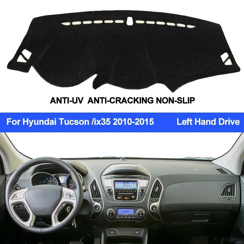 Car Anti-Slip Dashboard Mat - ヒュンダイ・ツーソン ix35 2010-2012 2013 2014 2015用