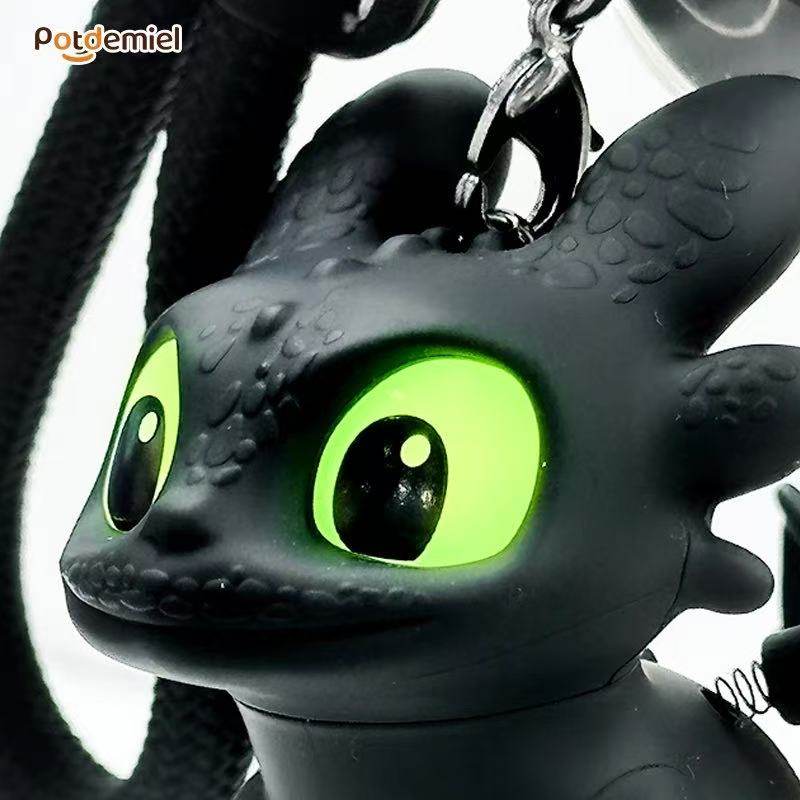 Car Accessories Etsy - 本物のかわいい光る歯のない車内装飾品、ナイトフューリーウィングスは移動可能、車のダッシュボード装飾、車の吊り下げアクセサリー