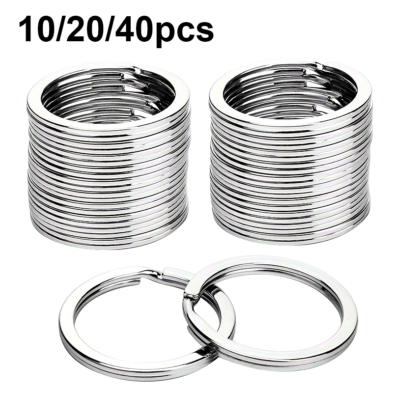 Car Accessories Hanging - 10/20/40個入り スプリットキーリング キーホルダー、キーリングバルク、フラットキーホルダーリング スプリットキーリング 家庭用 車の鍵
