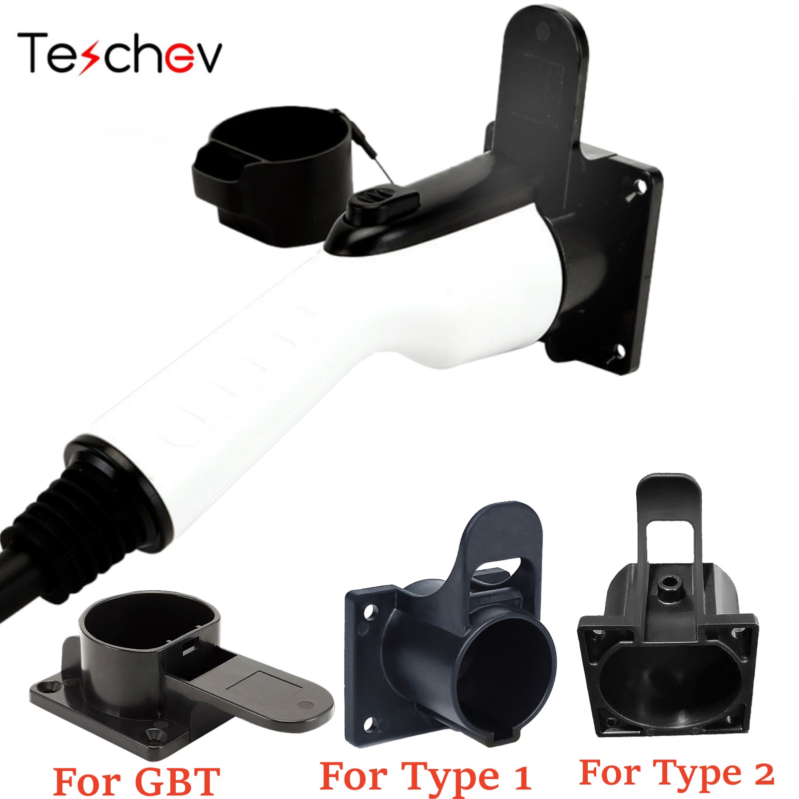 Car Cable Organizer - テシェフ EV 充電器プラグホルダー電気自動車用 Type2 Type1 GBT