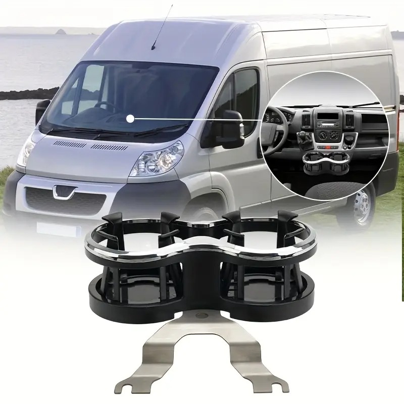Car Accessories Kit - RV ドリンクカップホルダー水筒ラック車内収納アクセサリープジョーボクサーフィアットデュカトシトロエンリレー 2006 2023
