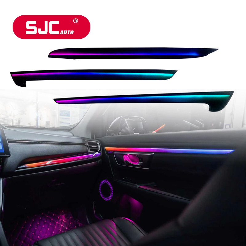 Car Accessories Kit - NewSJC Auto 64色インテリアLED LHD/RHDキット ホンダCRV 2017-2022用