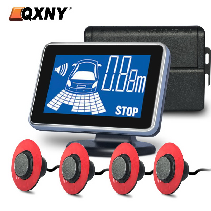 Car Accessories Near Me - QXNY 16mmパーキングセンサー バックアップレーダー プレーン4 リアパークトロン バンパー用