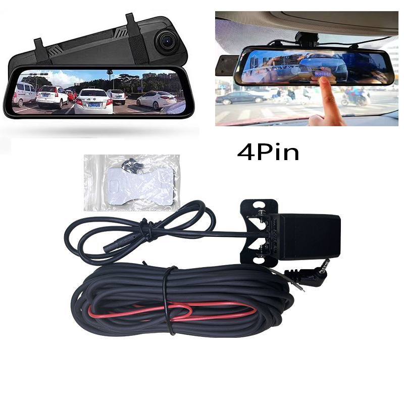 Car Accessories For Night Driving - 反転画像反転カメラフルカラービデオ4PIN HD 1080Pナイトビジョン防水・耐衝撃車載カメラ