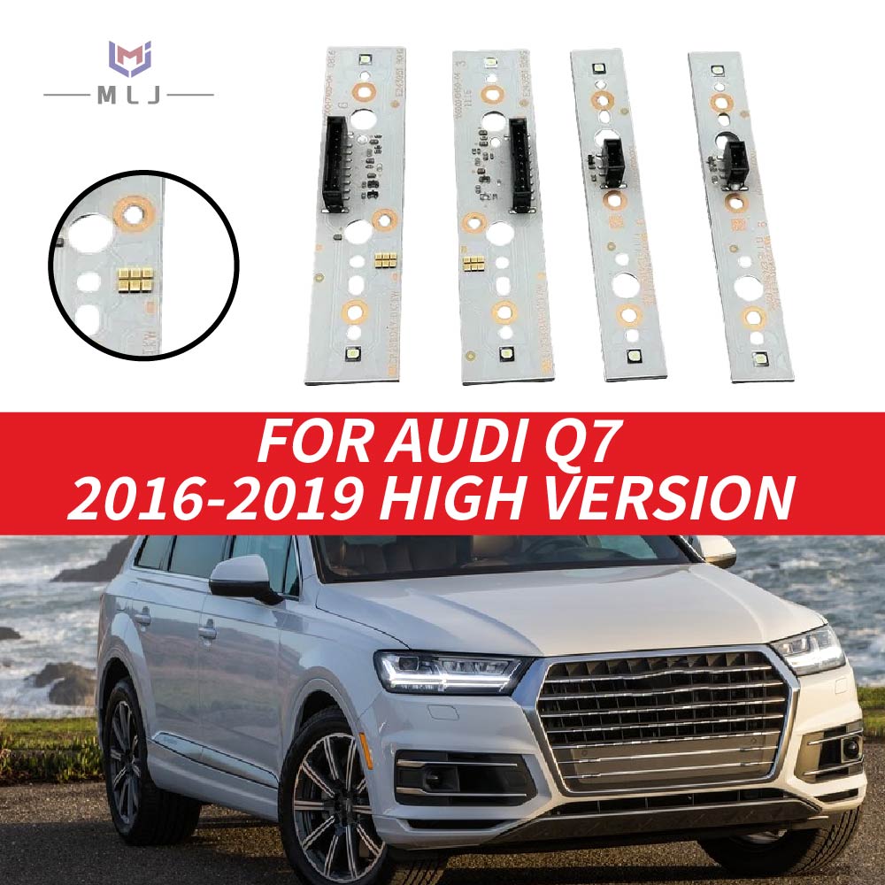 Car Accessories For Road Trip - ホワイトエンジェルアイ DRL ボードアウディ Q7 2017-2019 ハイバージョン