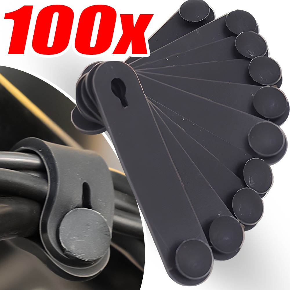 Car Cable Organizer - 弾性ゴムケーブルストラップワイヤータイ固定バンドオートバイ電動自転車自転車車スロットルラインオーガナイザーユニバーサルアクセサリー