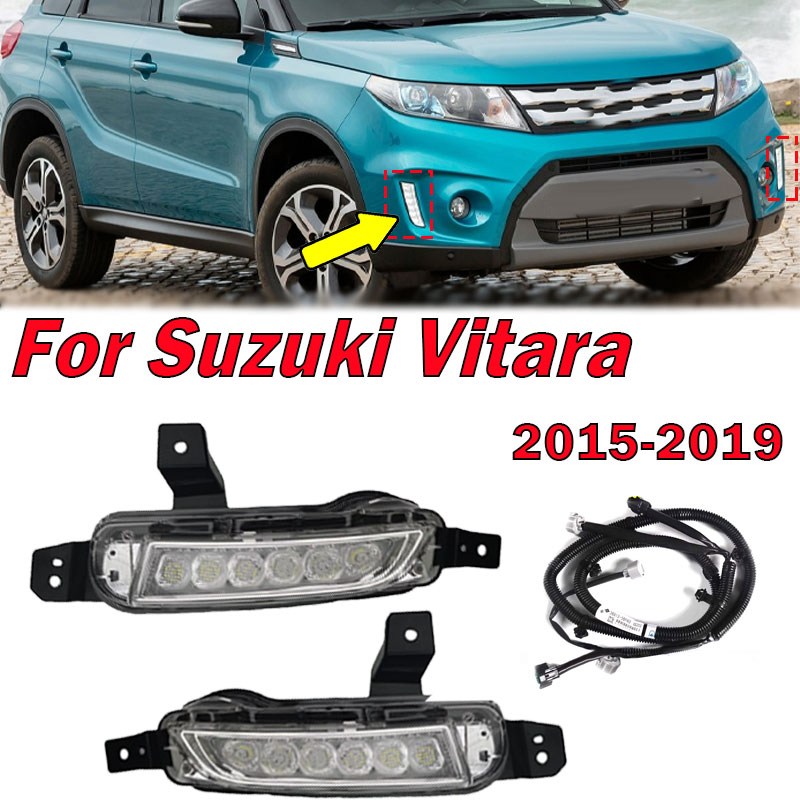 Car Accessories For Road Trip - スズキVitara 2015-2019のフロントバンパー,車のフロントバンパー,Dlバンパー,ワイヤー,ハーネススーツ,カーアクセサリー,新しいコレクション
