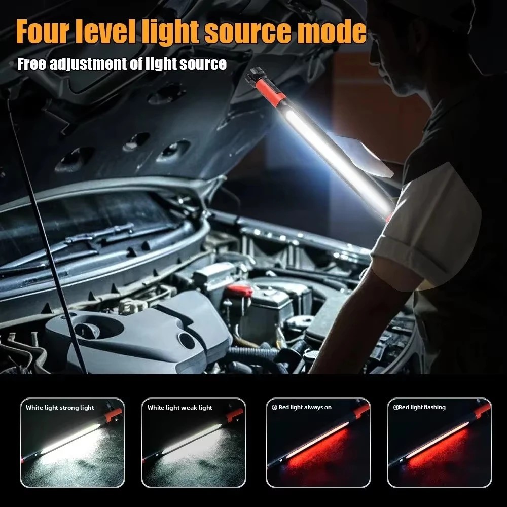 高ルーメン充電式LED作業灯 車の緊急修理用、強力な磁気懐中 - Car Accessories Hanging のレビューと価格
