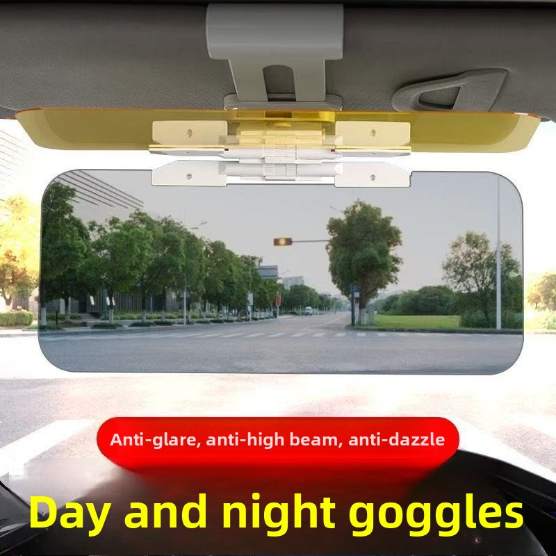 車用サンバイザー UVカット 偏光 遮光 HD サンシェード - Car Accessories For Night Driving のレビューと価格