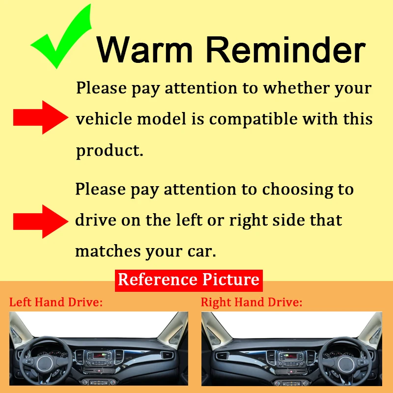 ヒュンダイ・ツーソン ix35 2010-2012 2013 - Car Anti-Slip Dashboard Mat のレビューと価格