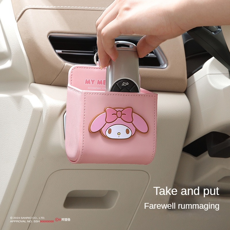 サンリオ クロミ ハローキティ 車用エアコン吹き出し口収納ボ - Car Accessories Hanging のレビューと価格