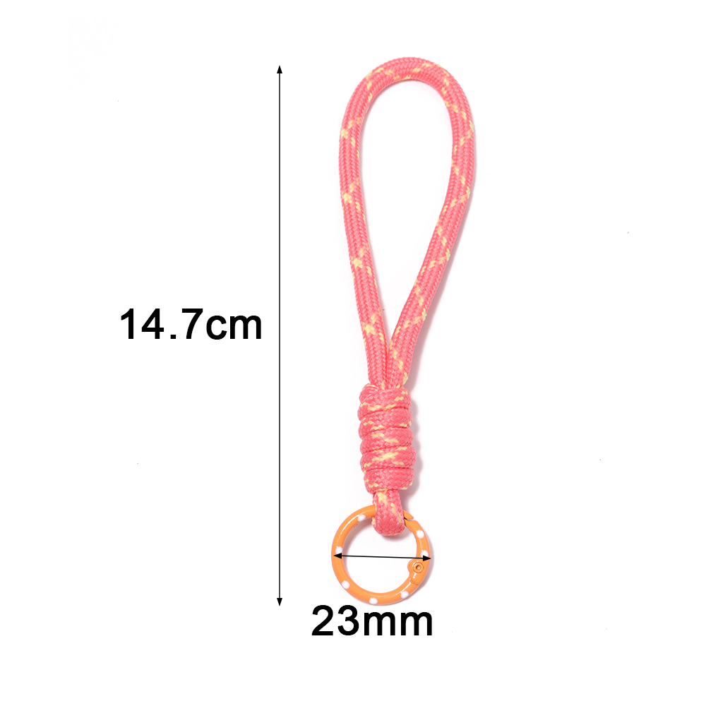 5 ピース/ロットカラフルな編組キーホルダー携帯電話ストラッ - Car Accessories Hanging のレビューと価格
