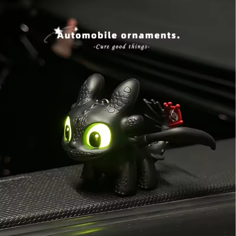本物のかわいい光る歯のない車内装飾品、ナイトフューリーウィン - Car Accessories Etsy のレビューと価格