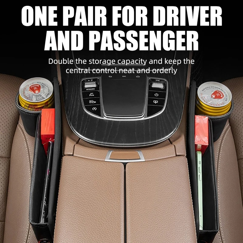 カーシート隙間収納ボックスポケットユニバーサル財布キーカード - Car Accessories Hanging のレビューと価格