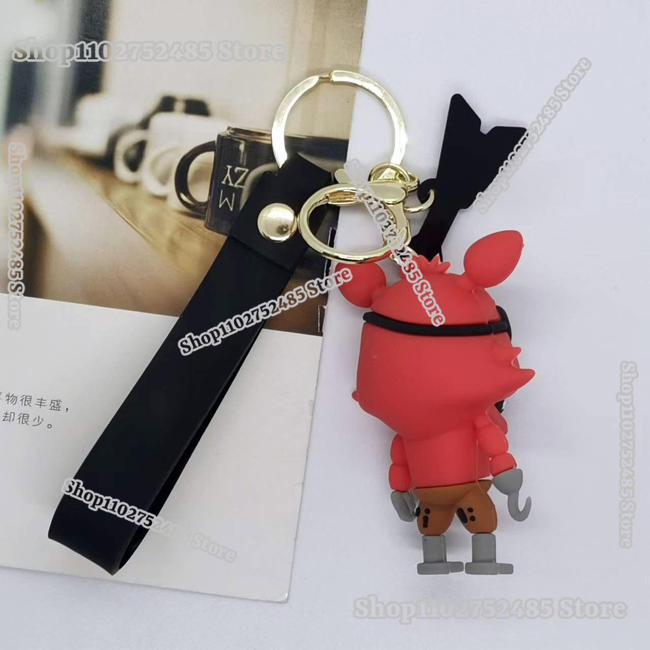 5 個漫画アニメ FNAF フィギュアキーホルダー恐ろしい人 - Car Accessories Etsy のレビューと価格