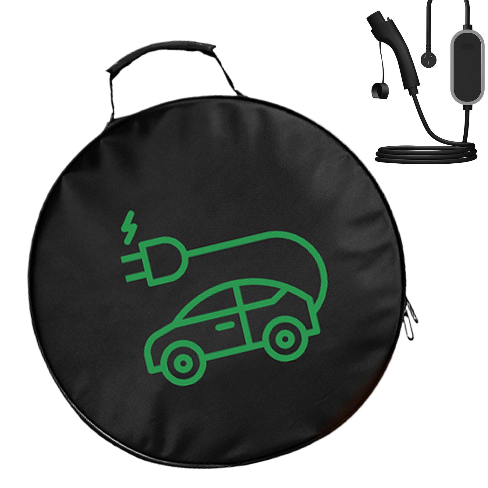 EV充電ケーブル収納バッグ電気自動車充電器ボックス充電オーガ - Car Cable Organizer のレビューと価格