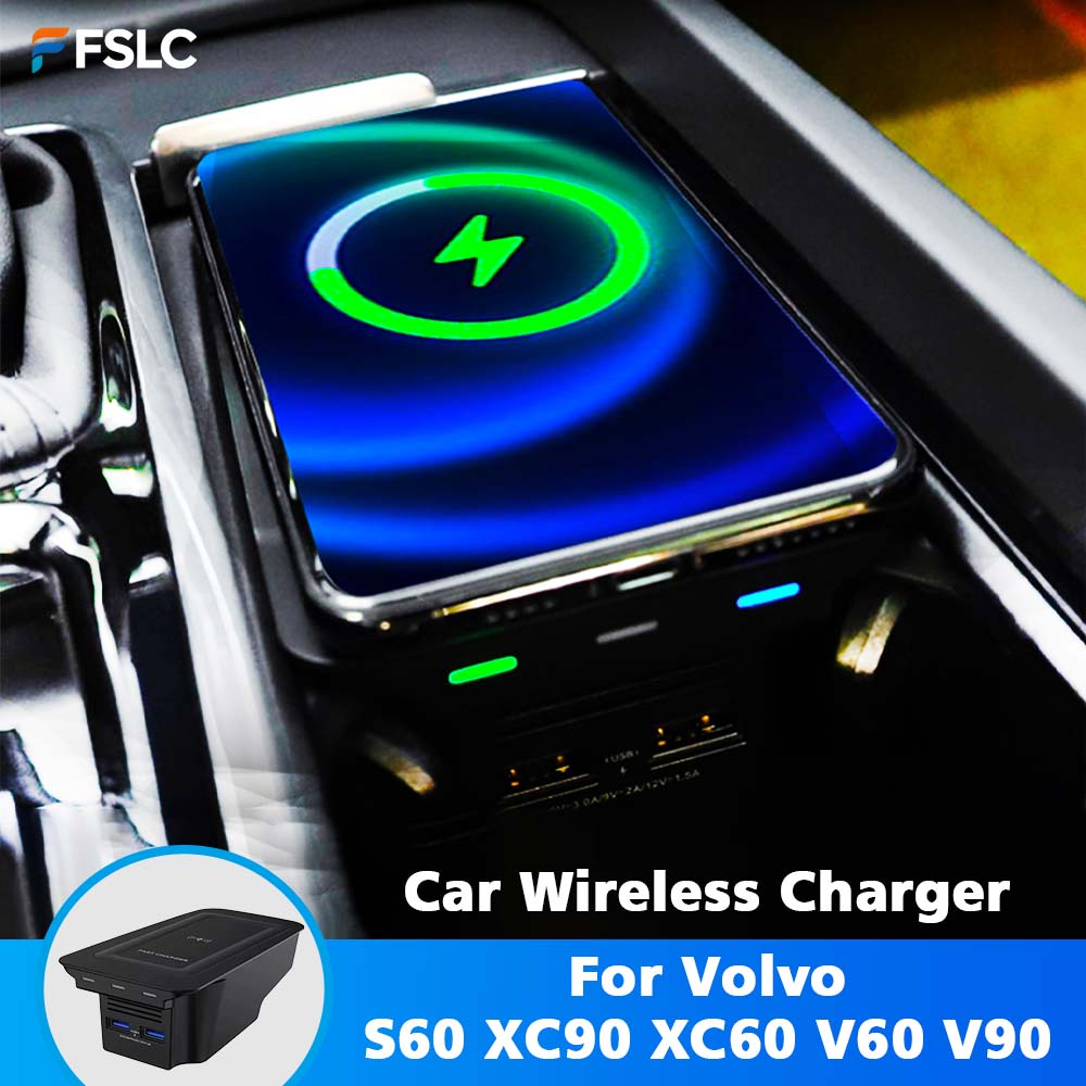 ⭐ 本物 ⭐   車のワイヤレス充電器自動車部品 15 ワッ - Volvo Car Accessories Xc60 のレビューと価格