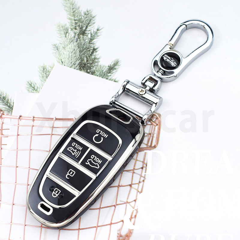 ハイトング用カーキーケースカバー,5ボタンシェル,自動アクセ - Car Accessories Xmas のレビューと価格