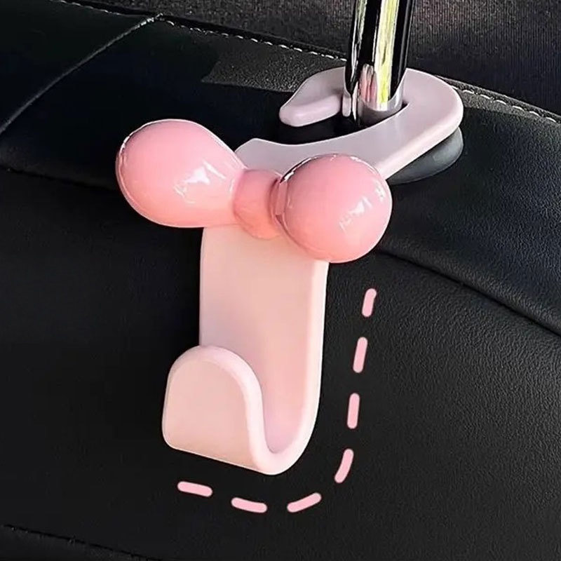 ミニマリストなボウ型車用後部座席吊り下げフック、実用的な収納 - Car Accessories Hanging のレビューと価格