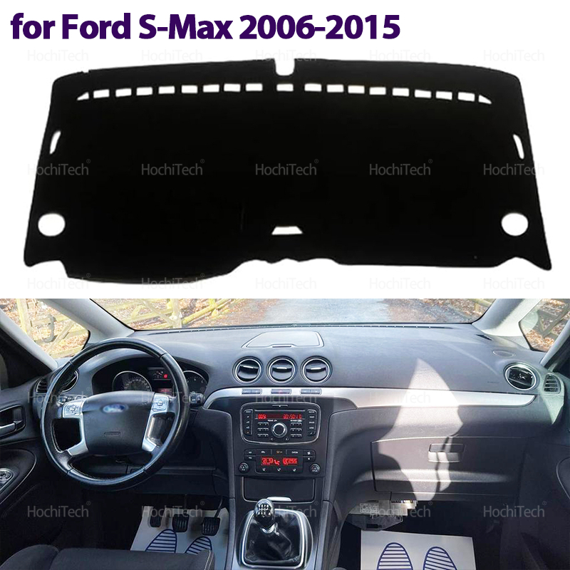 車のダッシュボードカバーマットフォード S-Max 2006 - Car Anti-Slip Dashboard Mat のレビューと価格