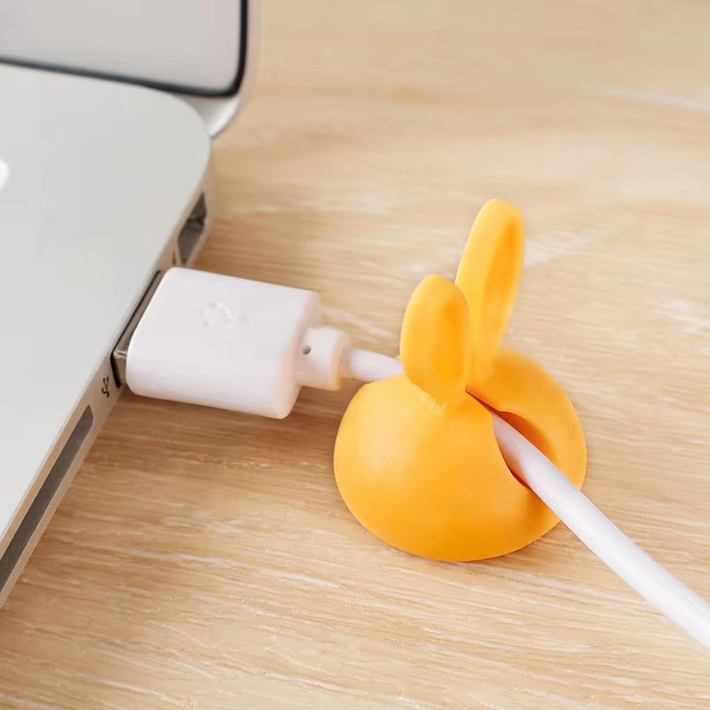 かわいいウサギの耳ケーブルマネージャー、デスクトップ、ダッシ - Car Cable Organizer のレビューと価格