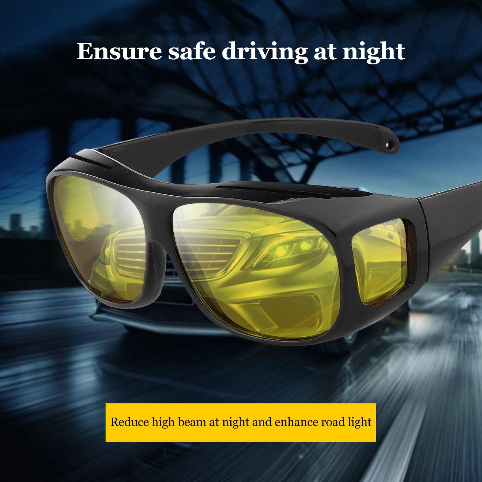 アンチグレアナイトビジョンドライバーゴーグルファッションサン - Car Accessories For Night Driving のレビューと価格