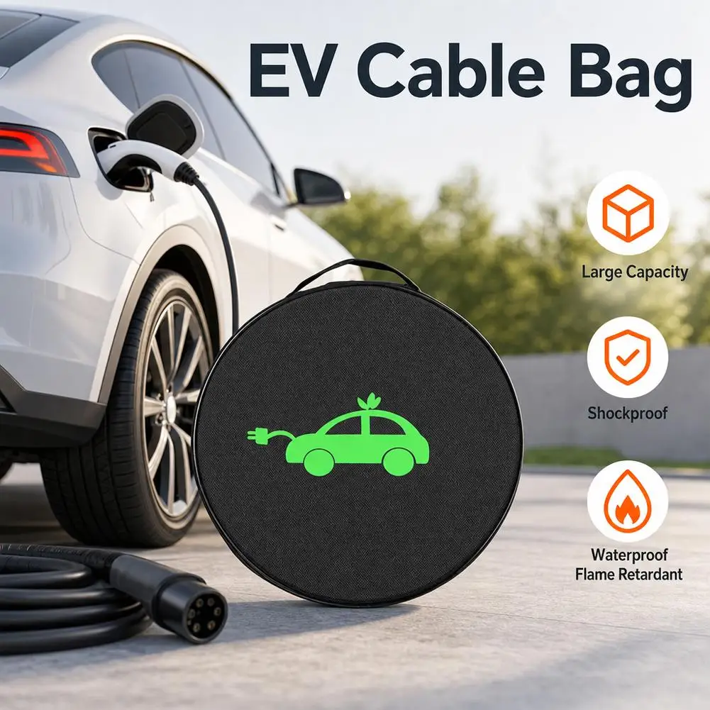 EV車用バッテリージャンパーケーブルバッグ、電気自動車用充電 - Car Cable Organizer のレビューと価格