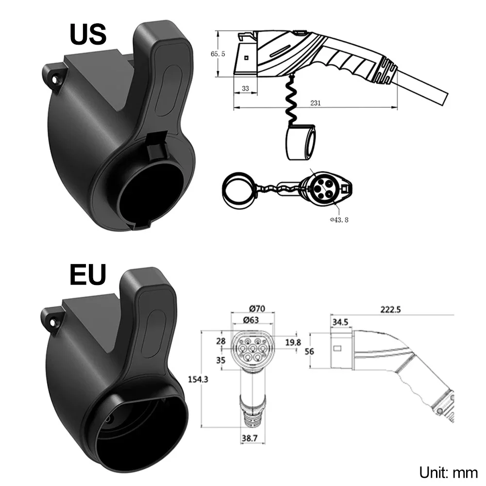ポータブルEV充電器プラグホルダー スタンド テスラNacs - Car Cable Organizer のレビューと価格
