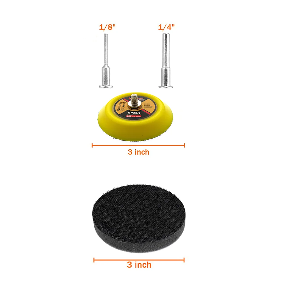 3インチ乾湿両用サンドペーパー 75mm炭化ケイ素サンドペー - Car Accessories Hanging のレビューと価格