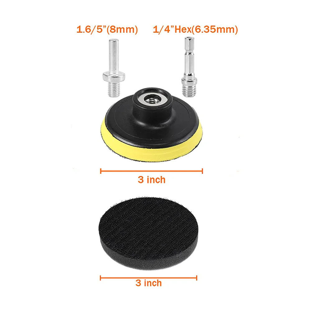 3インチ乾湿両用サンドペーパー 75mm炭化ケイ素サンドペー - Car Accessories Hanging のレビューと価格