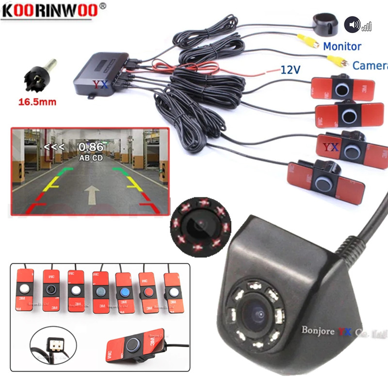 パークトロニック支援車 4 バックレーダー検出装置 リアカメ - Car Accessories Near Me のレビューと価格