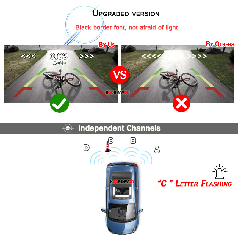 パークトロニック支援車 4 バックレーダー検出装置 リアカメ - Car Accessories Near Me のレビューと価格