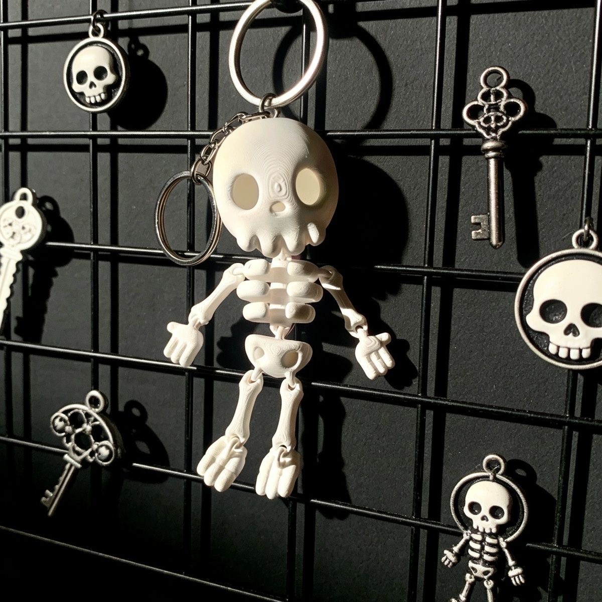 2026年新作 3Dプリント製 暗闇で光る関節式スケルトンキ - Car Accessories Xmas のレビューと価格