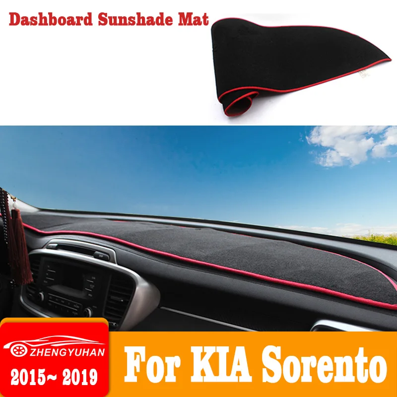 起亜ソレント 2015 〜 2024 車のコンソールダッシュ - Car Anti-Slip Dashboard Mat のレビューと価格