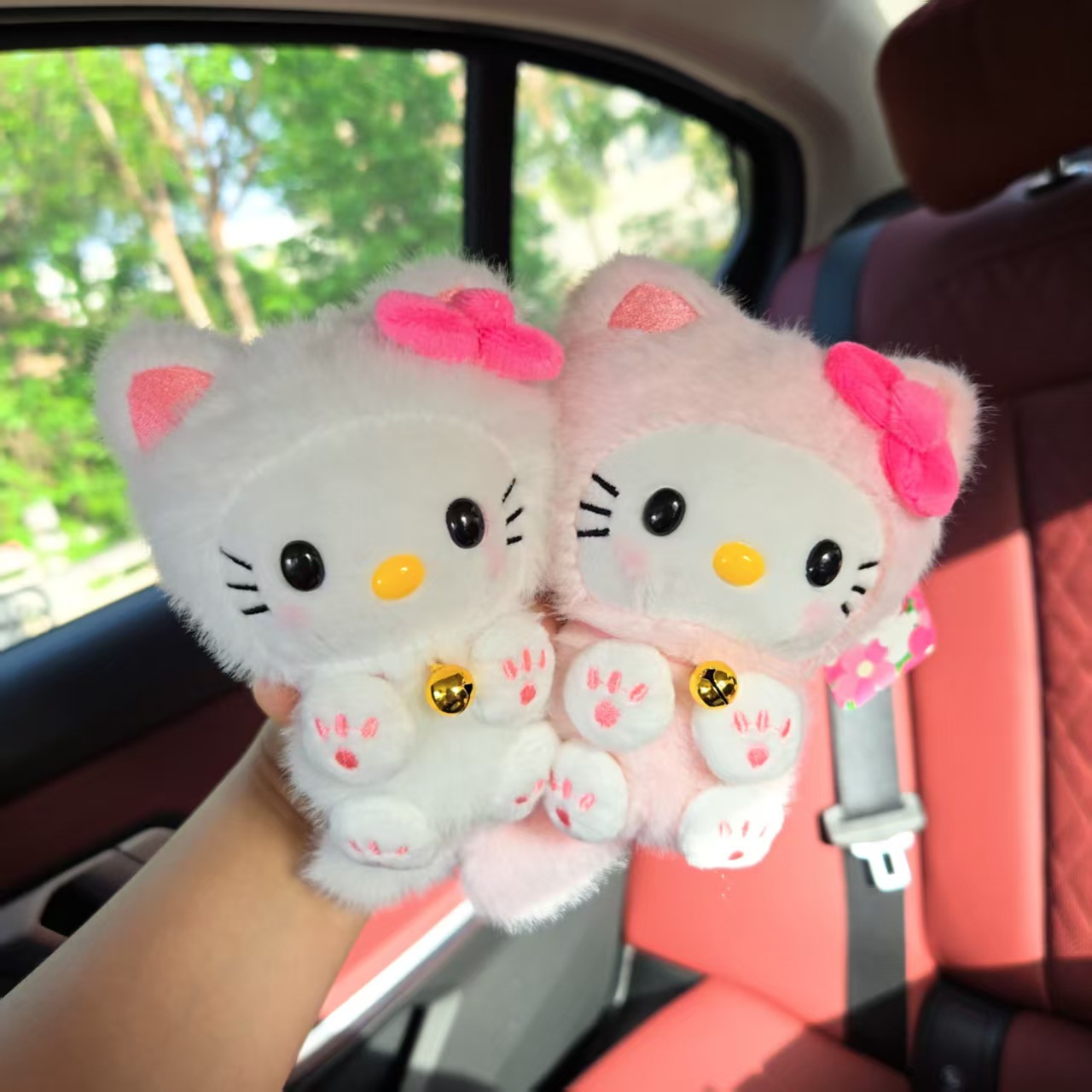 かわいいハローキティベル猫ペンダント、猫の装飾品、車のペンダ - Car Accessories Etsy のレビューと価格