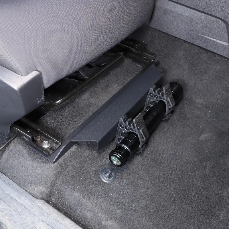 アルミ合金製 ブラック 車用シート下懐中電灯ホルダーブラケッ - Car Accessories Under 1000 のレビューと価格