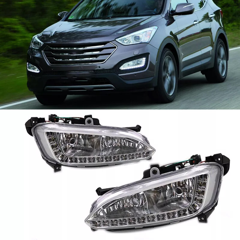 自動車ヘッドランプ LED DRL フォグライト LED 運 - Car Accessories Xmas のレビューと価格